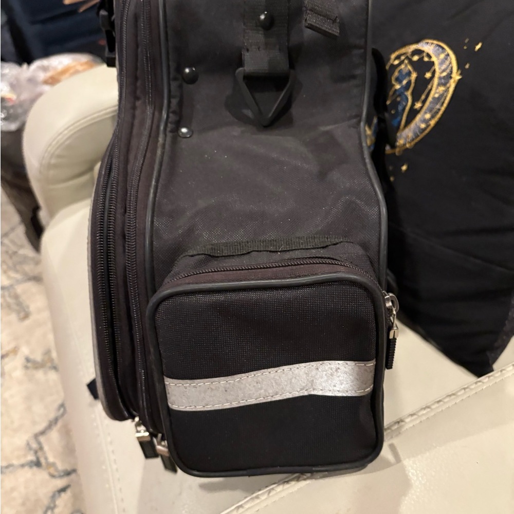 Ducati Performance Black semi rigid saddlebag. With connection bar. - Picture 6 of 10